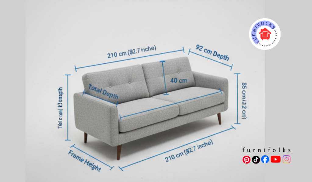 Average 3-Seater Settee Length in the UK