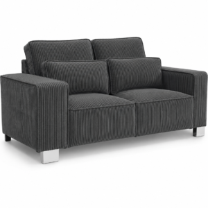 Sloane Sleefy 2 Seater Jumbo Cord Dark Grey Sofa