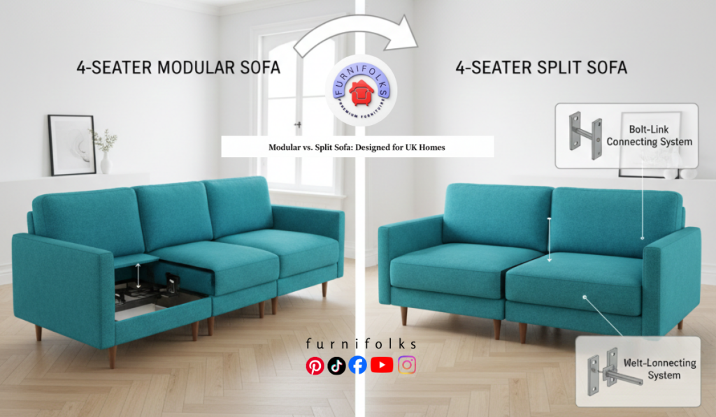Modular vs. Split Sofa: Don’t Confuse the Two