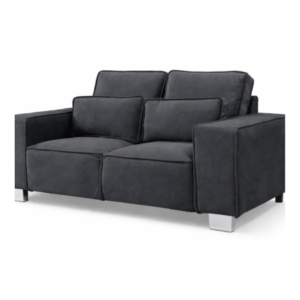 Sloane Sleefy 2 Seater Jumbo Cord Dark Grey Sofa – Compact Fabric Sofa for Small UK Living Rooms