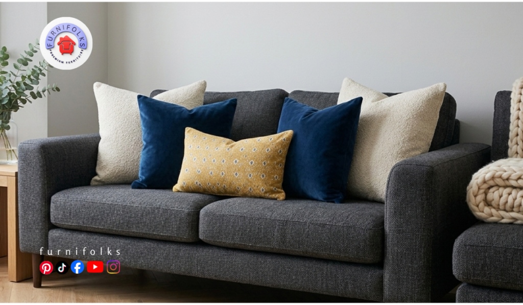 What Color Throw Pillows for Grey Couch: The Jewel Tone Trend