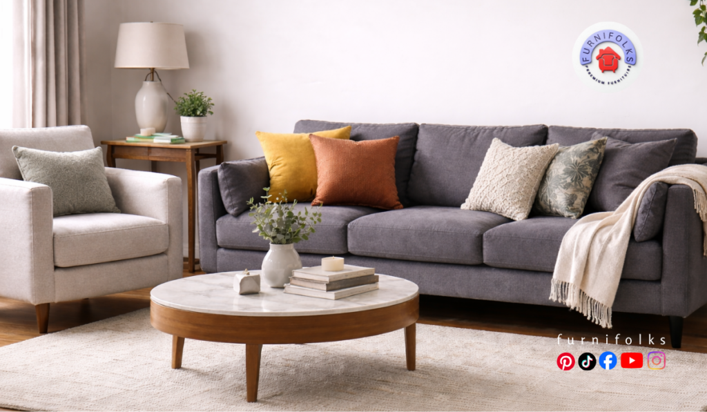 Charcoal Grey Sofa Colour Scheme Ideas