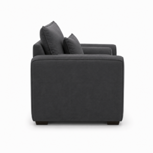 Lilly 1 Seater Naples & Kinsington Dark Grey Sofa 2