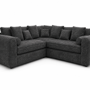 Lilly 5 Seater Chenille Dark Grey Sofa