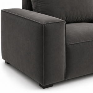 Sloane Sleefy 1 Seater Naples & Kinsington Dark Grey Sofa 3