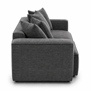 Sloane Sleefy 2 Seater Chenille Dark Grey Sofa 2