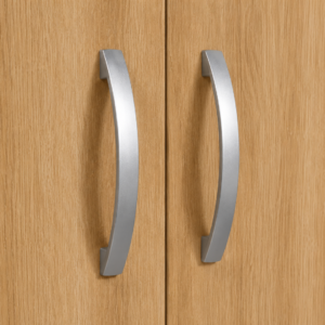 2 Door Wardrobe Single with Side Drawers Oak close up