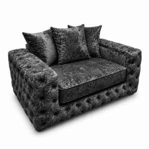 Ashton 1 Seater Crush Velvet Dark Grey Sofa