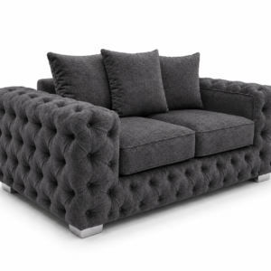 Ashton 2 Seater Naples & Kinsington Dark Grey Sofa