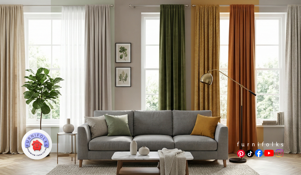 What Colour Curtains With Grey Sofa