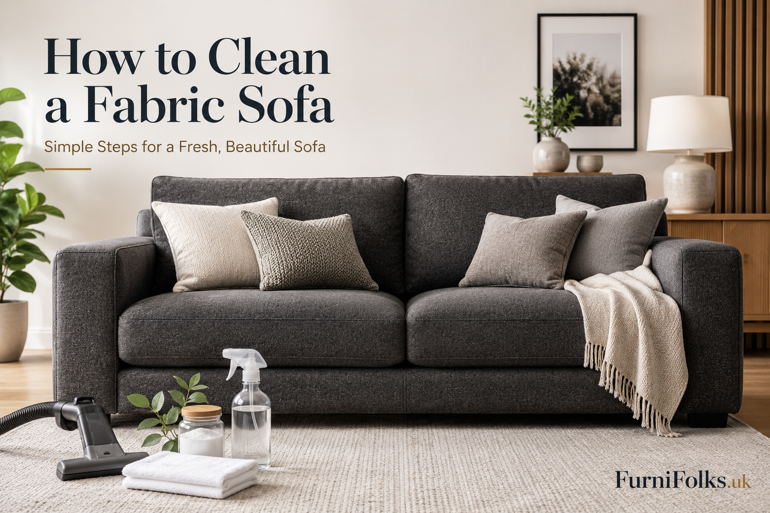 How to Clean a Fabric Sofa FurniFolks UK Pro Tips