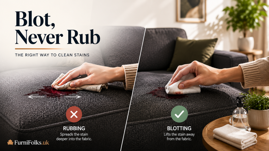 How to Spot Clean Marks and Stains  How to Clean a Fabric Sofa