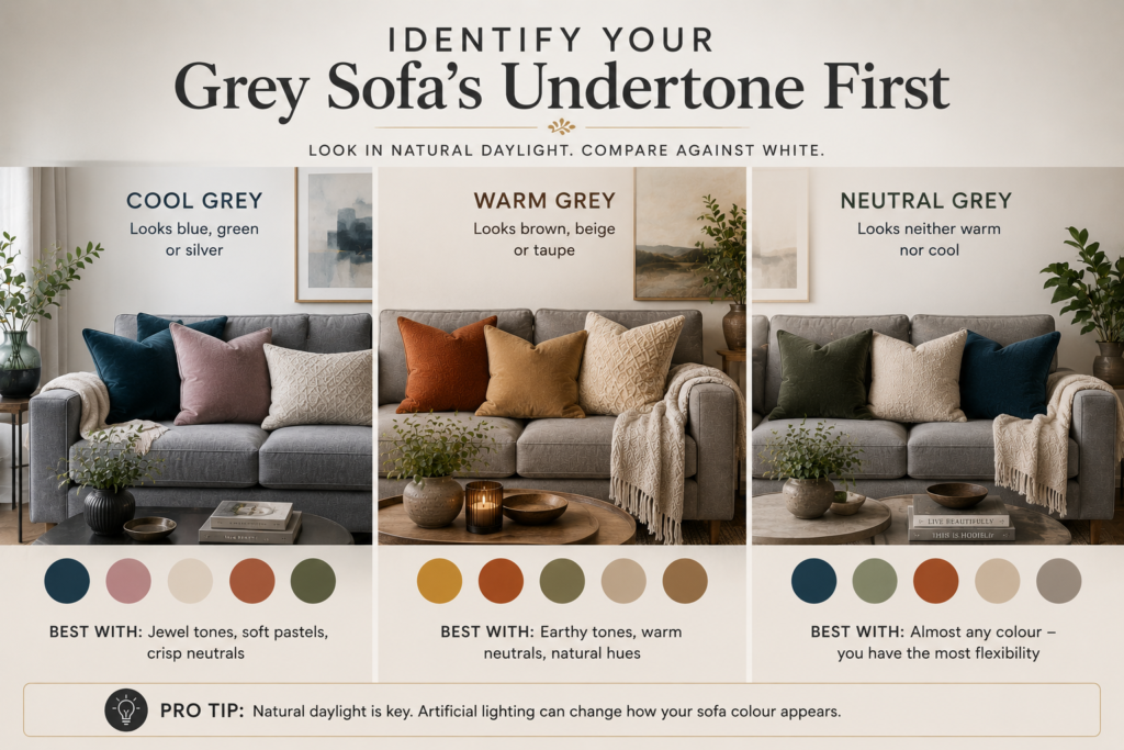 Identify Your Grey Sofa's Undertone First