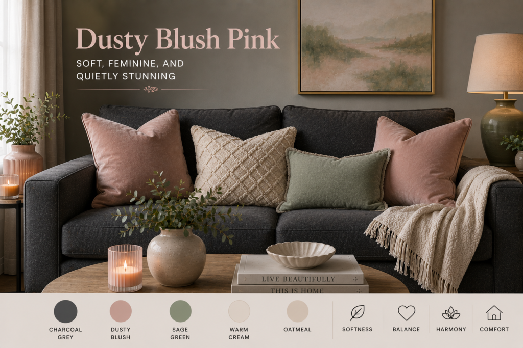 The Best Cushion Colours for a Grey Sofa 3