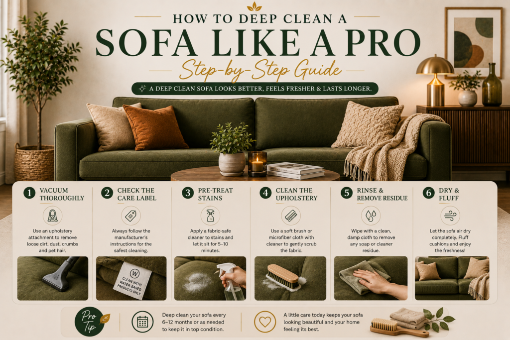The Sofa Cleaning Mistakes Most UK Homeowners Make