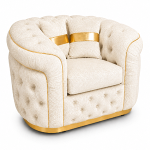 1-Seater-Madrid-Chesterfield-Crush-Velvet-Cream-Sofa 1