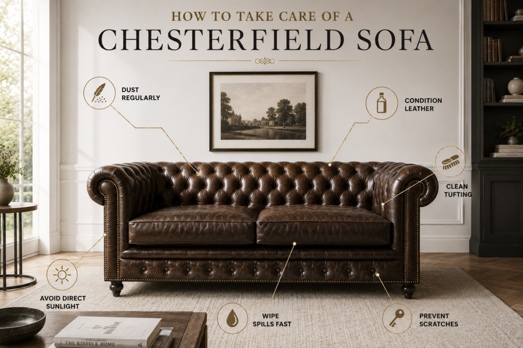 Caring for a Chesterfield Sofa