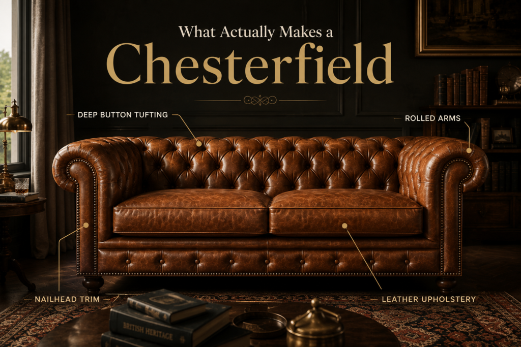 What Actually Makes a Sofa a Chesterfield?