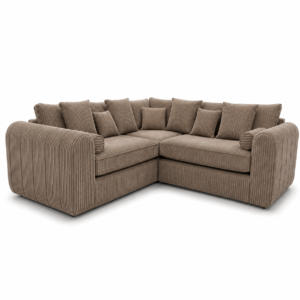 Lilly 5-Seater Jumbo Cord Mink Sofa