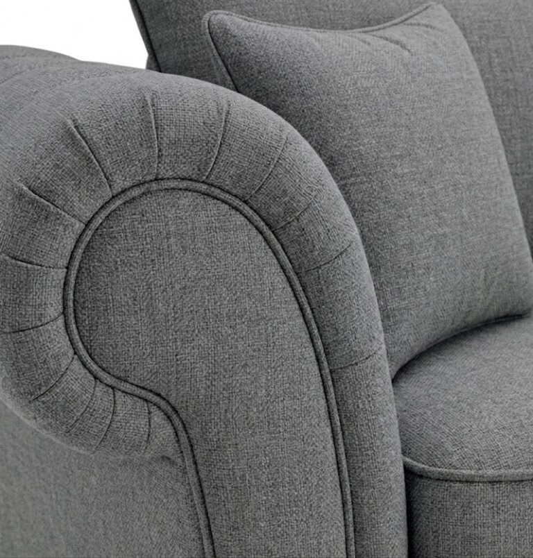 Nicole 3+2 Seater Naples Dark Grey Sofa 3