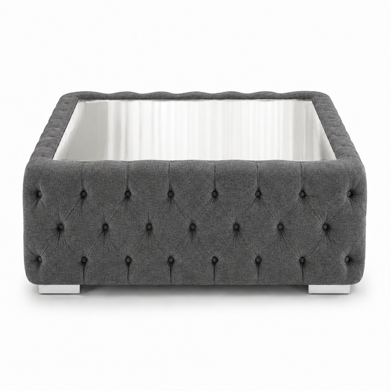 Nicole Large U Shape Chenille Dark Grey Sofa 7