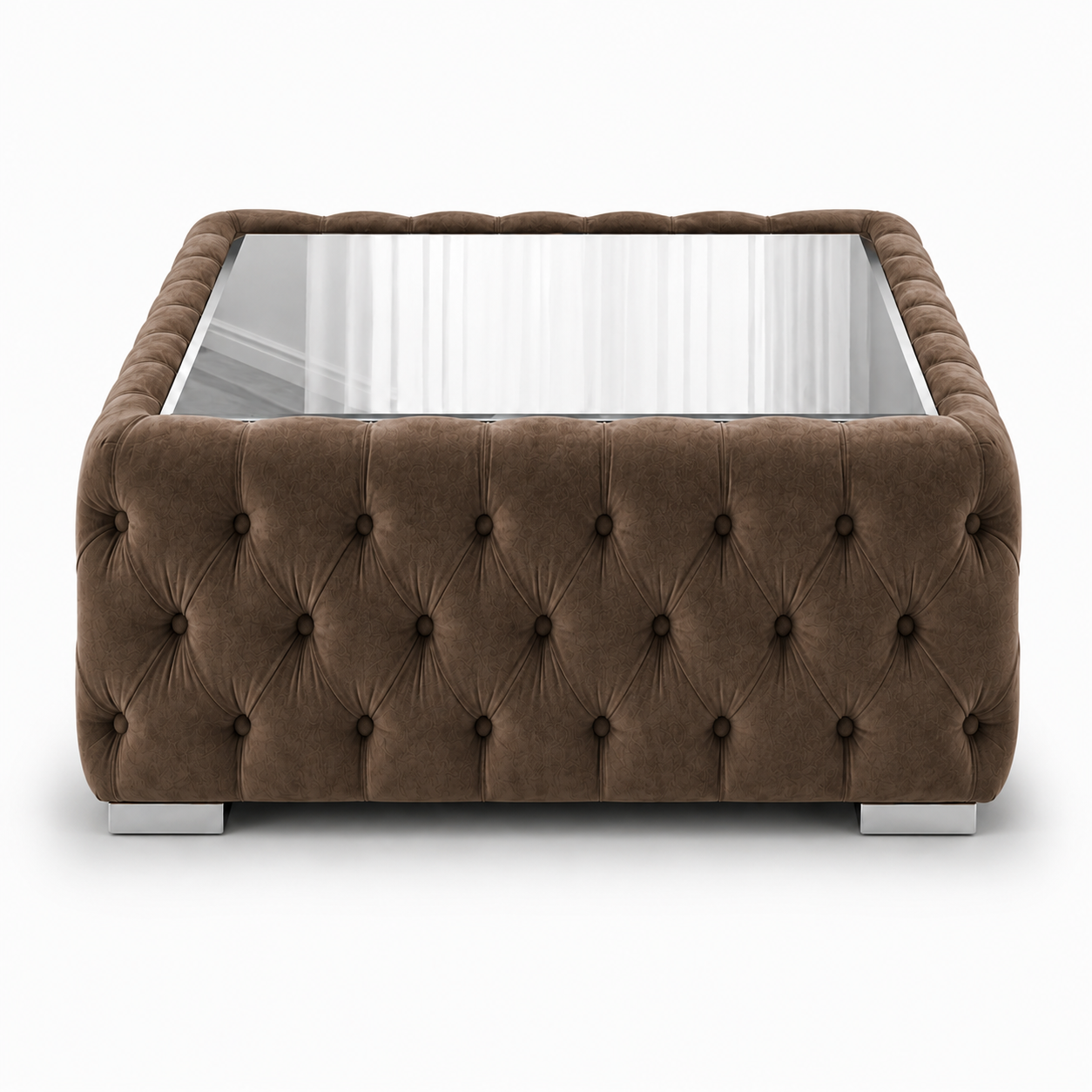 Nicole Mini U Shape Plush Velvet Coffee Sofa 7