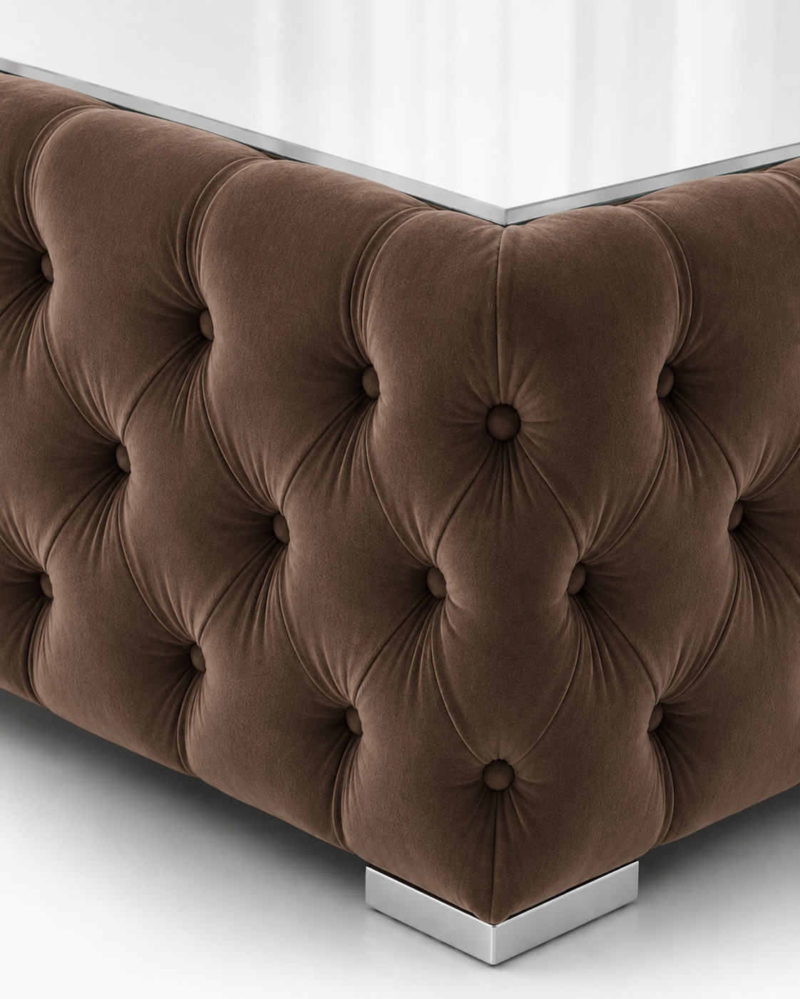 Nicole Plush Velvet Coffee Coffee Table 3