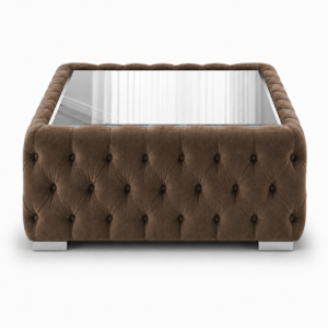 Nicole Plush Velvet Coffee Coffee Table