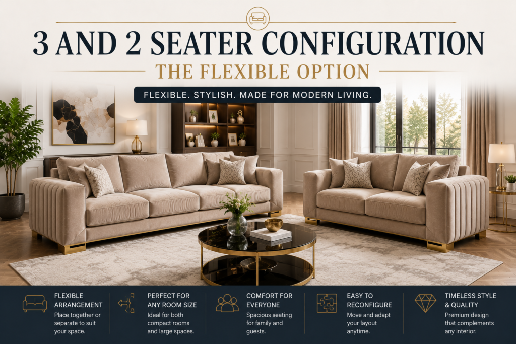 3 and 2 Seater Configuration | The Flexible Option