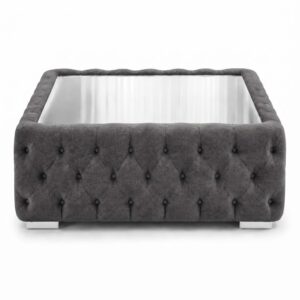Nicole Naples Dark Grey Matching Sofa Mairo Coffee Table