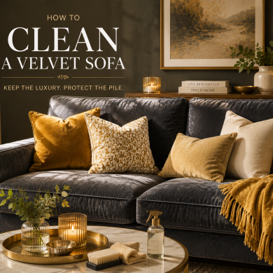 How to Clean a Velvet Sofa FurniFolks Pro Tips