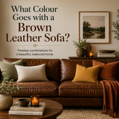 What Colour Goes with a Brown Leather Sofa